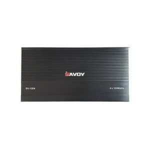 خرید آمپلی‌فایر ساووی SV-1204 | قیمت آمپلی‌فایر ۴ کانال سیستم صوتی ماشین