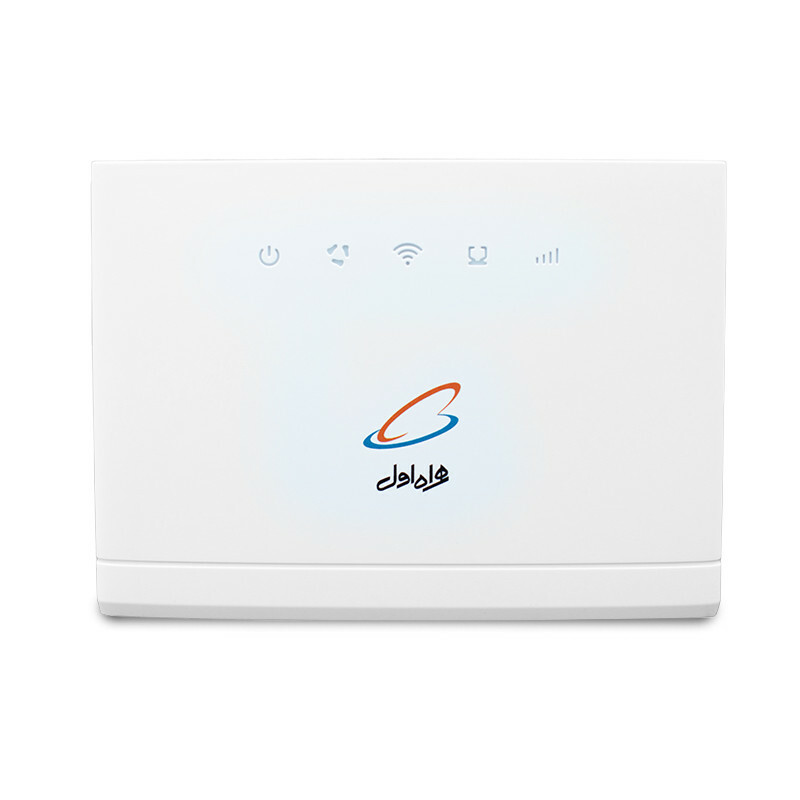 مودم 4G LTE همراه اول مدل HA4300 به همراه کارت هدیه فعالسازی سیم‌کارت اعتباری و 300 گیگابایت اینترنت هدیه
