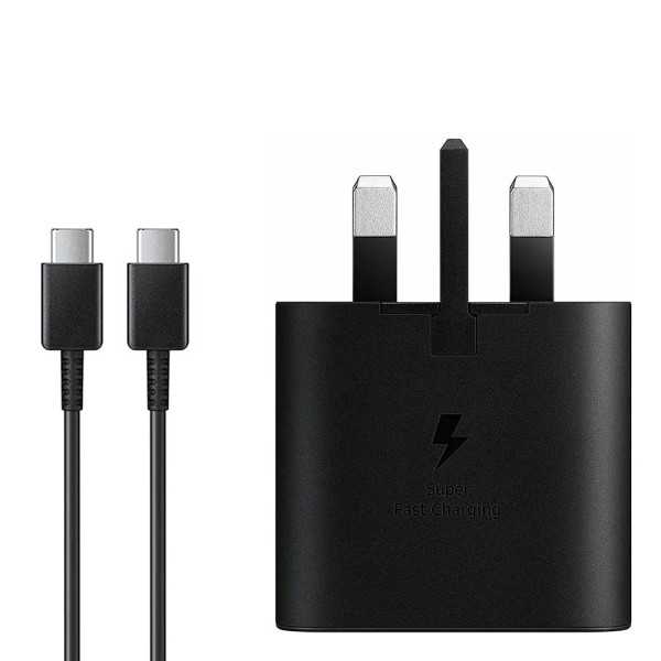 شارژر دیواری سه پین 45 وات سامسونگ مدل EP-T4510 به همراه کابل تبدیل USB-C