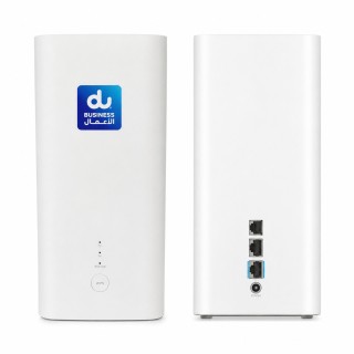 مودم 5G روتر بی‌سیم هوآوی مدل H158-381 5G CPE PRO5 با سرعت دانلود 5.4 گیگابیت، پشتیبانی از وای‌فای 6 AX7200، قابلیت اتصال همزمان 128 کاربر، تجمیع فرکانس 5G و 4G، پورت 2.5 گیگابیتی و 1 گیگابیتی و نرم‌افزار مدیریت Huawei AI Life