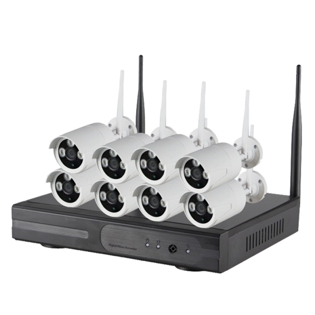 پکیج 8 کانال بیسیم ضد آب 2 مگاپیکسل