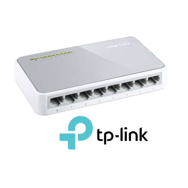 سویچ 8 پورت 10 -100 تی پی لینک