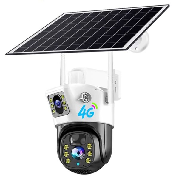 اسپید دام سیم کارتی خورشیدی دو لنز