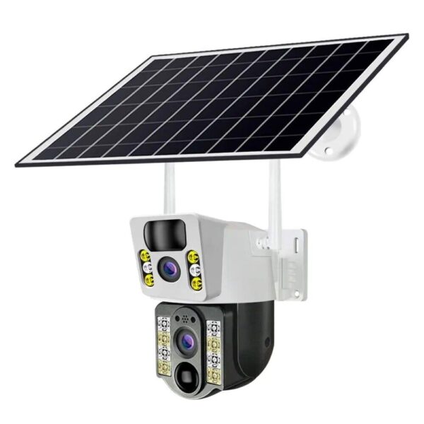 اسپید دام سیم کارتی خورشیدی دو لنز