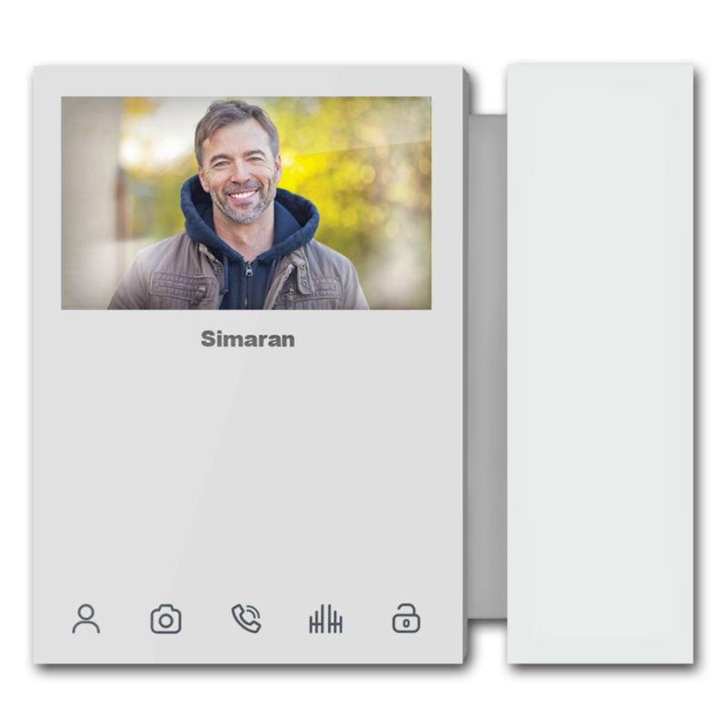 مانیتور 4،3 اینچ کلید لمسی با حافظه سیماران مدل 46TKM