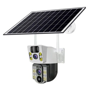 اسپید دام سیم کارتی خورشیدی دو لنز