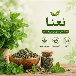 سبزی خشک نعنا، صد در صد ارگانیک