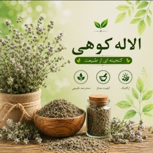 الاله کوهی،تازه،  صد در صد ارگانیگ، دست چین از دل طبیعت، ۵۰ گرم