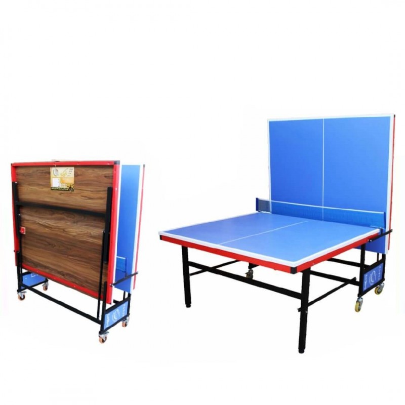 میز پینگ پنگ 4 چرخ مدل E3 ام دی اف (MDF) المپیک اسپرت
