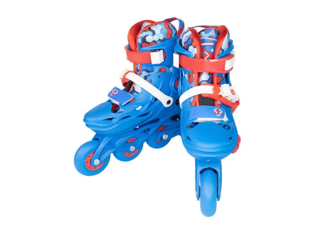 اسکیت کفشی ژین وو (Xuanwu) سایز 36 تا 39 (S) X2  آبی-قرمز