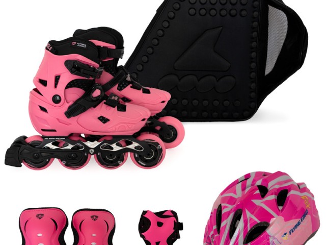 اسکیت کومبو flying eagle s7 صورتی (فلایینگ ایگل) 37-41