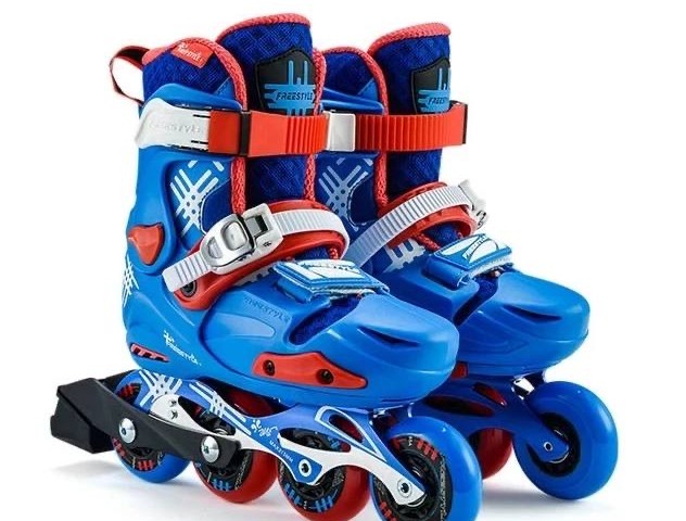 اسکیت Z1 فری استایل (Freestyle) آبی قرمز 28 تا 31