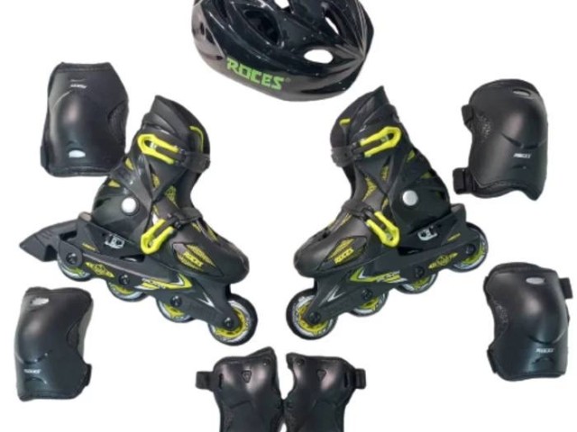 اسکیت روسز (Roces) Orlando (اورلاندو) سایز 33 مشکی زرد