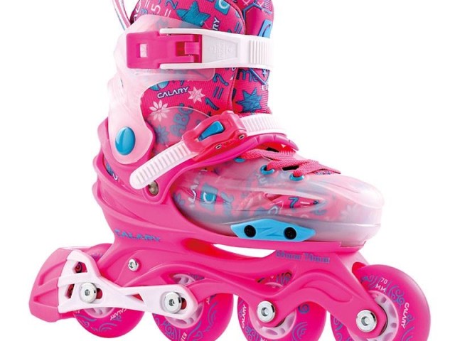 اسکیت C3 کالاری (Calary) صورتی سایز 28 تا 31