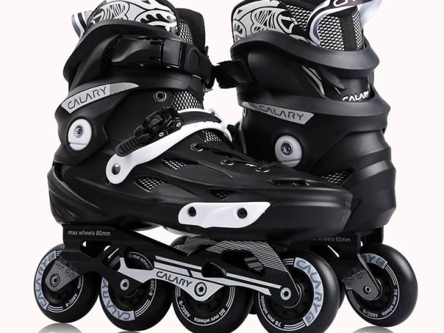 اسکیت C9 کالاری (Calary) مشکی سفید سایز 38 تا 39