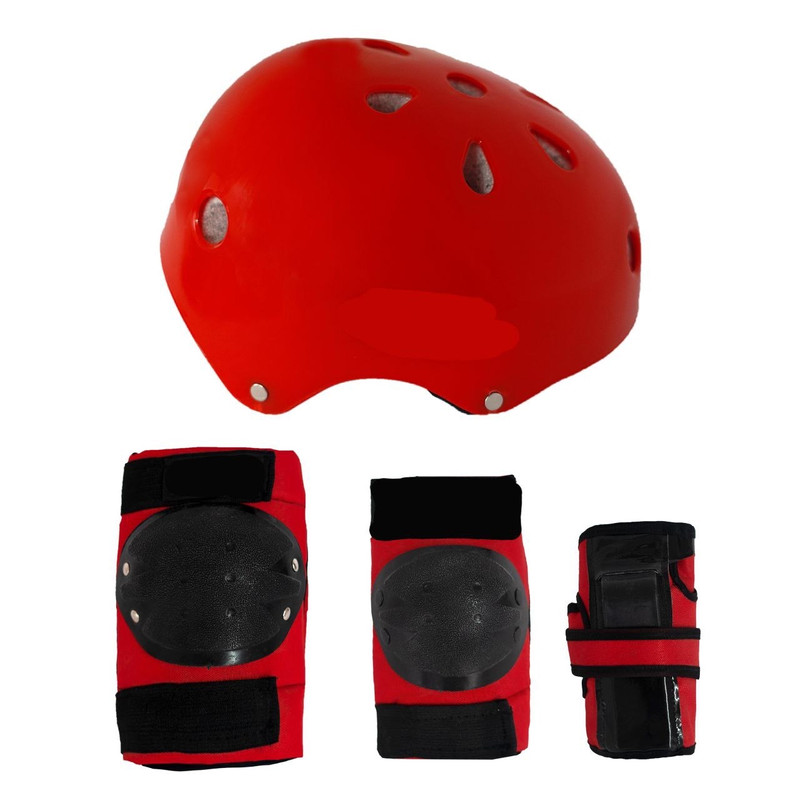 کلاه و لوازم ایمنی اسکیت مدل جورابی ISPS00 قرمز