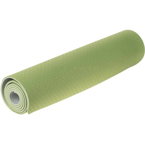 مت 6 میل TPE (تی پی ای) سبز روشن و خاکستری 2 رو