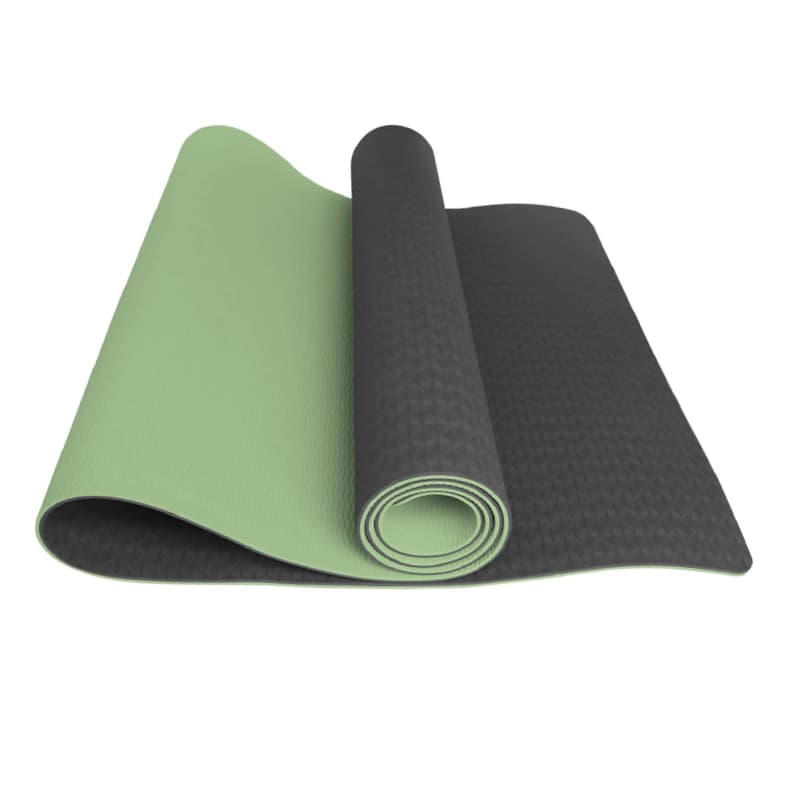 مت 6 میل TPE (تی پی ای) سبز روشن و مشکی 2 رو