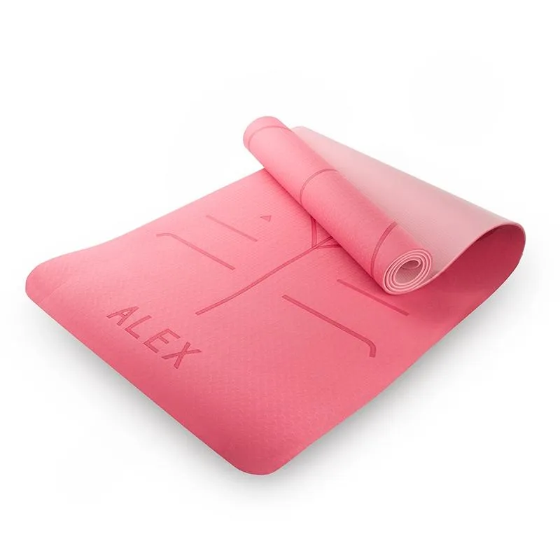 مت یوگا TPE الکس 8 میل صورتی