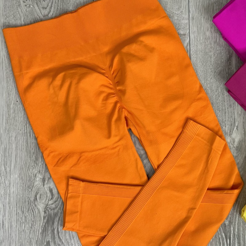 لگ سیملس پشت چین دار نارنجی سایز XL.XXL (ایکس لارج.دو ایکس لارج)
