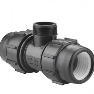 سه راه نر پلی اتیلن25*”3/4*25