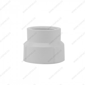 تبدیل گلدانی رزوه ای U-PVC سایز  1/2 1*2 اینچ (6*5) ویسپار