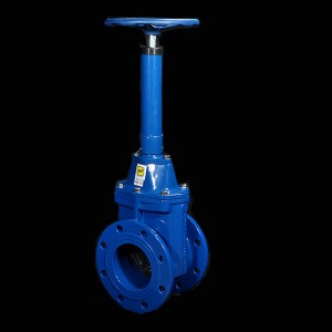 شیر کشویی بلند با فلکه زبانه لاستیکی 4 اینچ صنایع ریخته گری اردستان