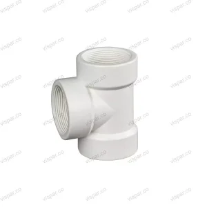 سه راه ماده رزوه ای U-PVC سایز 3/4 اینچ (2/5) ویسپار