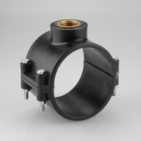 کمربند انشعاب  برنجی سایز  3/4*140 صنایع پلی رود اتصال