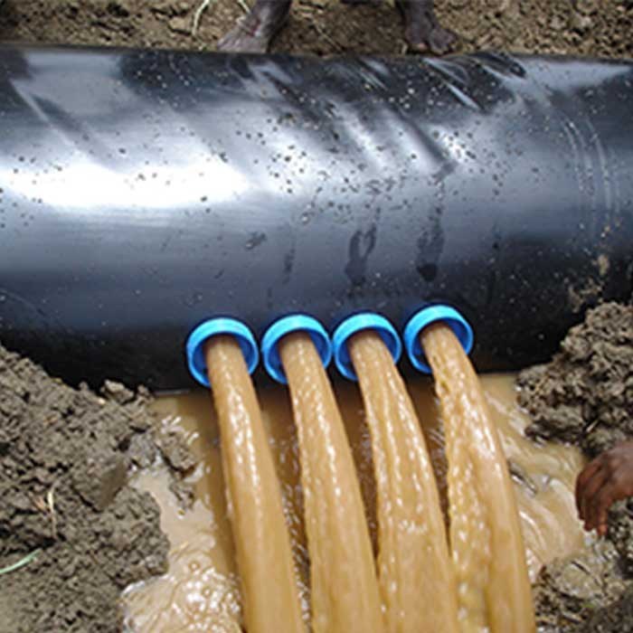 لوله تاشو هیدروگیت دو لایه دریچه دار