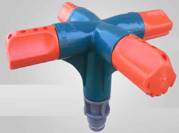 آبپاش چمنی چهار شاخه بدون پایه میخی TURNA ترکیه