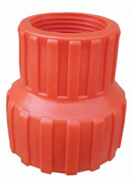 بوشن  پلی اتیلن 32*50 (1/2 1*1 اینچ )  تبدیل فنجانی پلیمری مقاوم نارنجی REKDA