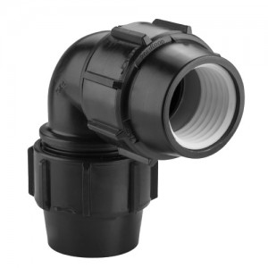 زانو مساوی پلی اتیلن 90*90 پویا پلاست