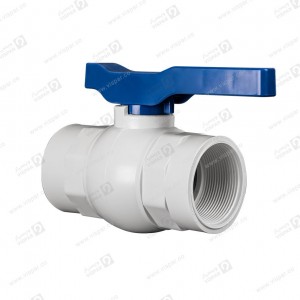 شیر توپی پرو وایت دسته پلیمری سایز 1/2 1 ویسپار