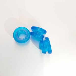 واشر بازدولبه شفاف و آبی رنگ (16) پلی تاک