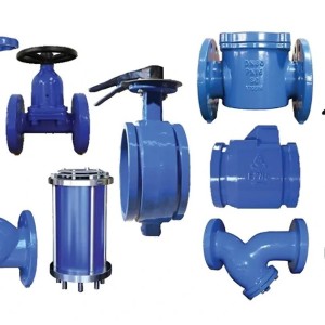 شیر کشویی زبانه لاستیکی شیرود PN16 و PN10 چدن - 50