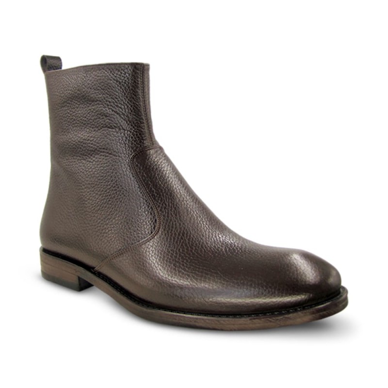 نیم بوت مردانه چرمی  کد MBT3130