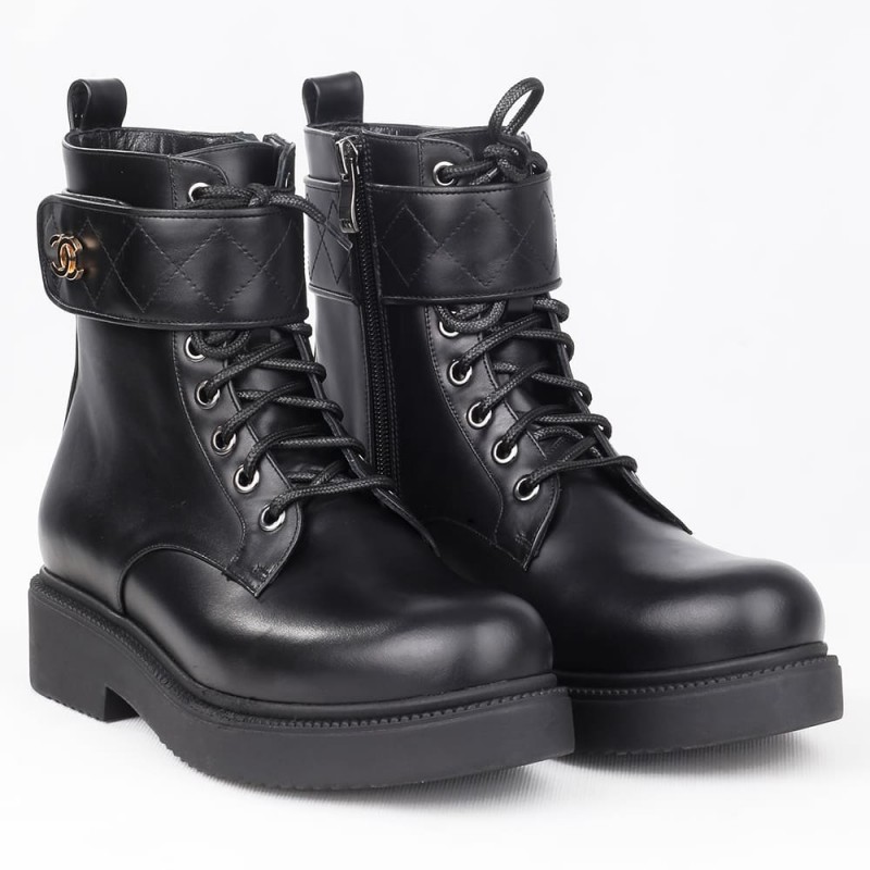 نیم بوت زنانه چرمی  کد WBTi6923