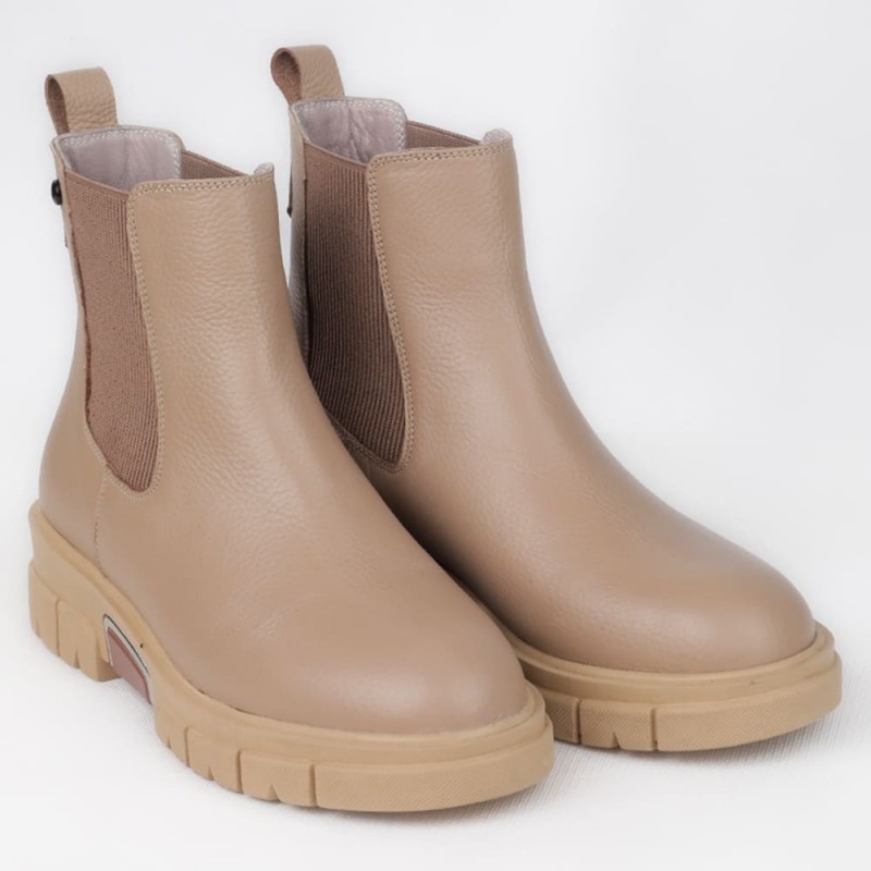 نیم بوت زنانه چرمی  کد WBTi435