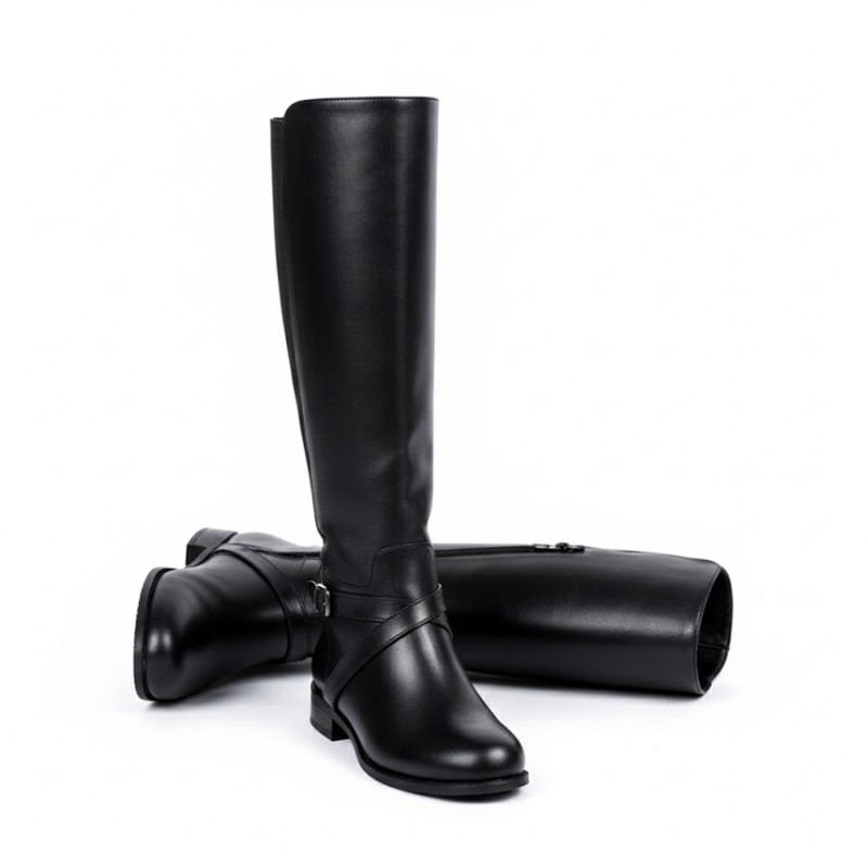 بوت زنانه چرمی  کد WBTS6055