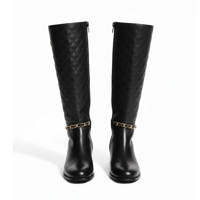 بوت زنانه چرمی  کد WBTS6915