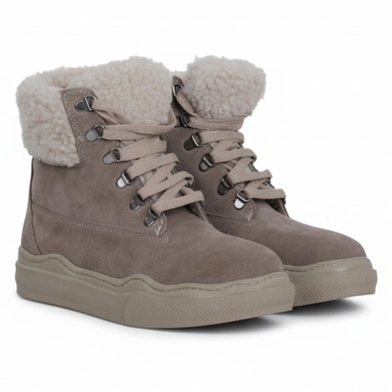 نیم بوت زنانه چرمی  کد WBTi436