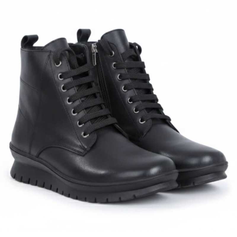 نیم بوت زنانه چرمی  کد WBTi765