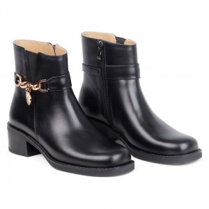 نیم بوت زنانه چرمی  کد WBTi6957