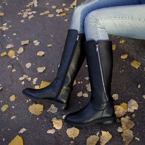 بوت زنانه چرمی  کد WBTS4006