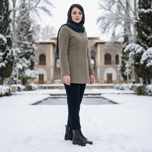 نیم بوت زنانه چرمی  کد WBTi765