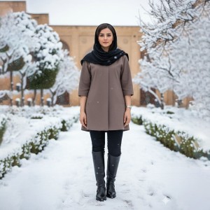 بوت زنانه چرمی  کد WBTS6055