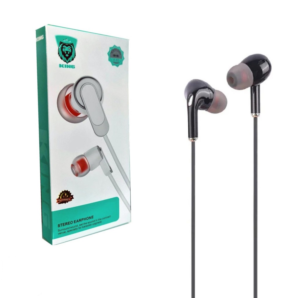 هندزفری سیمی کینگ مدل E-02