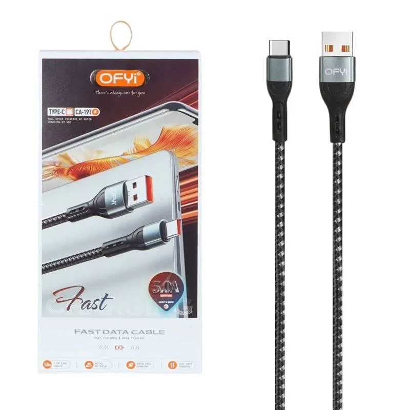 کابل شارژ USB به TYPE-C اوفی مدل CA-19T
