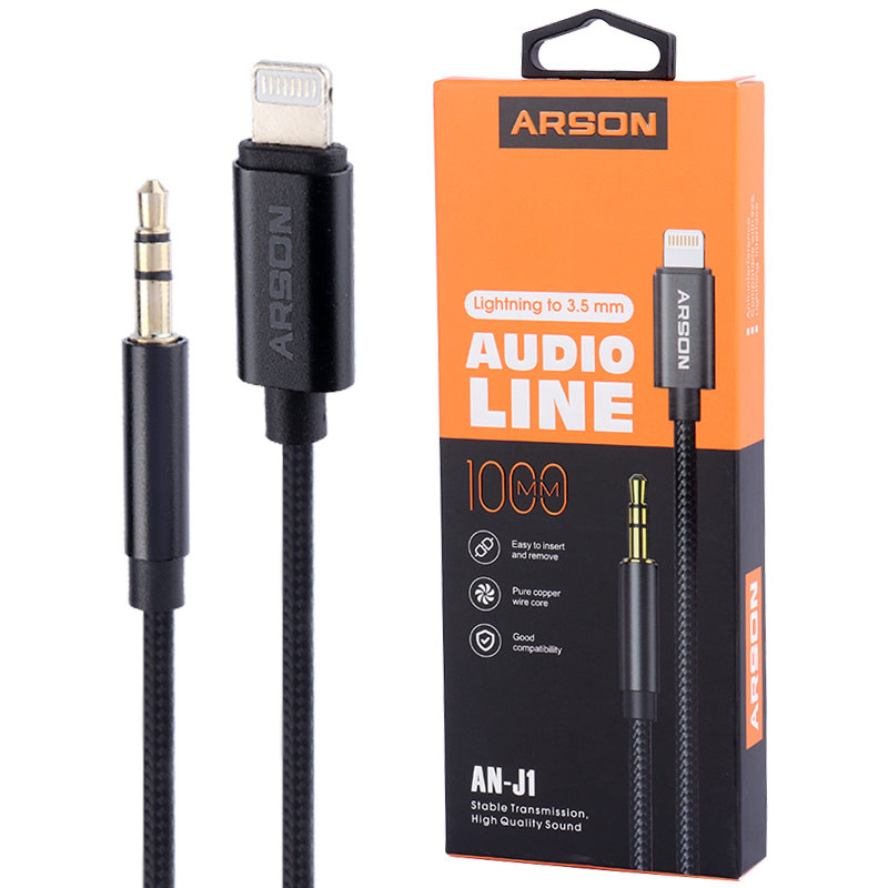 کابل AUX لایتنینگ آرسون مدل AN-j1